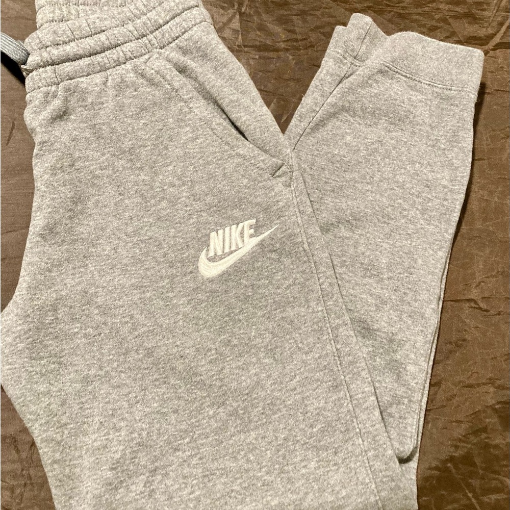 Nike Kids Heather Gray Joggers
